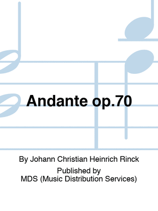 Book cover for Andante op.70