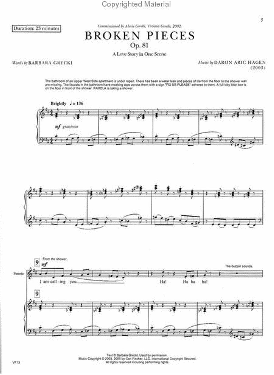 Broken Pieces Broken Pieces Tenor Voice scores gallery preview page 2