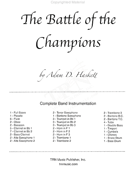 The Battle of the Champions image number null
