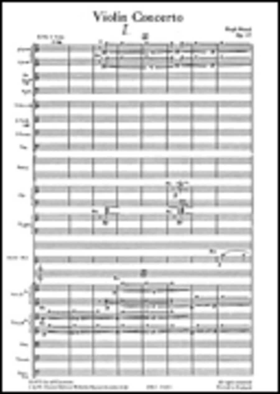 Hugh Wood: Concerto For Violin And Orchestra Op. 17 (Full Score)