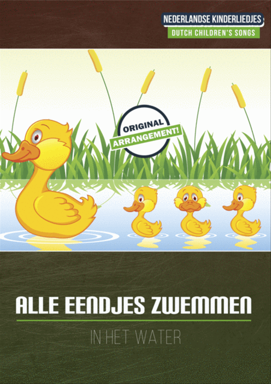 Alle Eendjes Zwemmen In Het Water Piano Solo scores gallery preview page 1