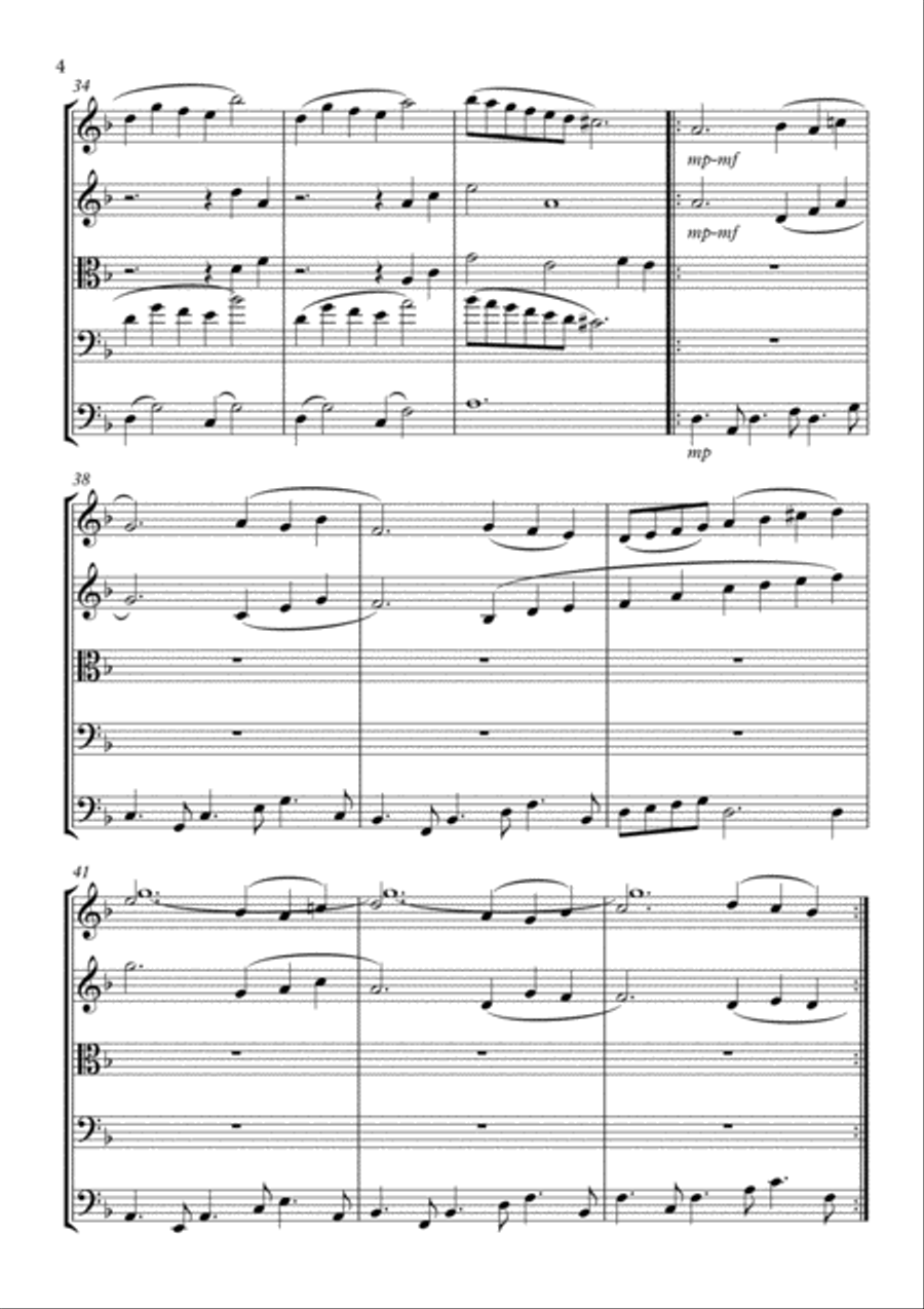 Sarah Love String Quintet scores gallery preview page 4