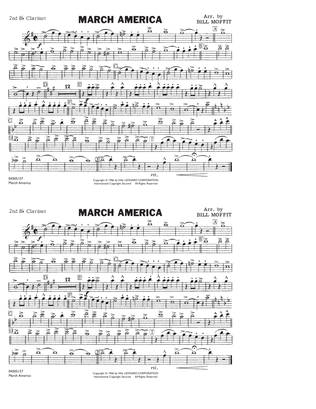 March America - 2nd Bb Clarinet