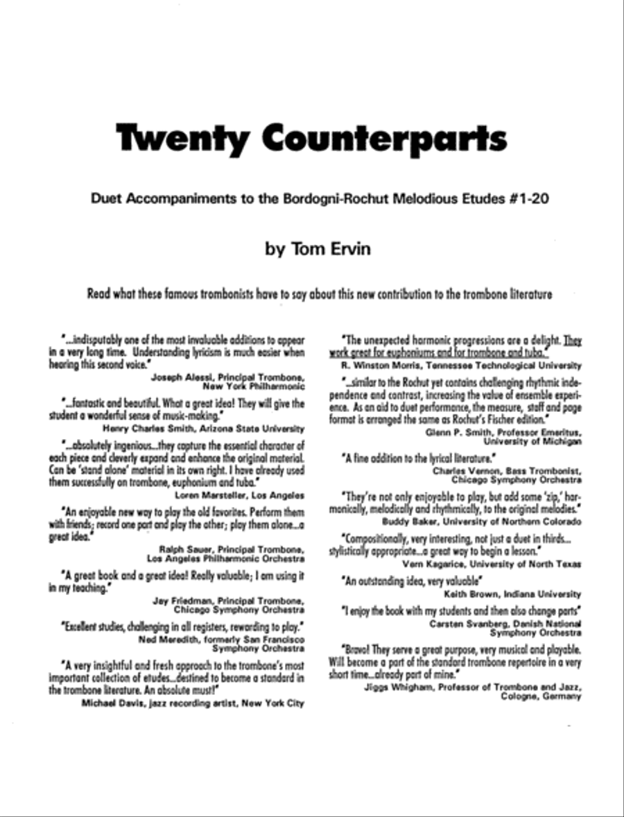 Rangebuilding on the Trombone by Tom Ervin Trombone Solo scores gallery preview page 11