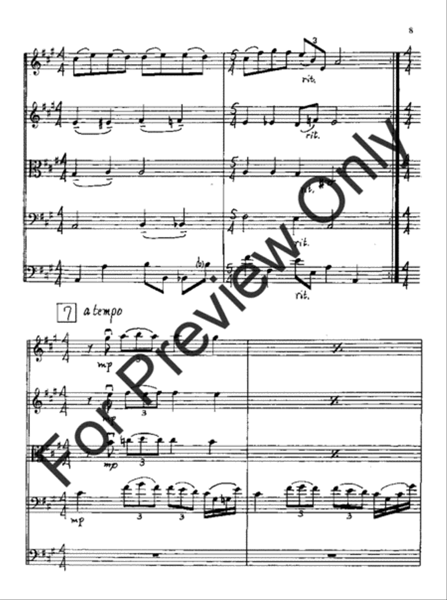 Suite for String Orchestra (Score) String Orchestra scores gallery preview page 12