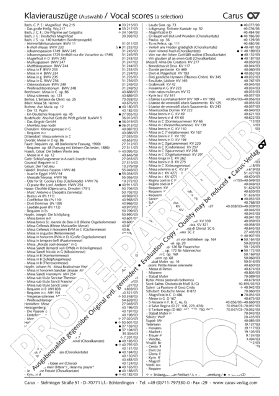 O my Lord, I long for thee (Nach dir, Herr, verlanget mich) 4-Part scores gallery preview page 29