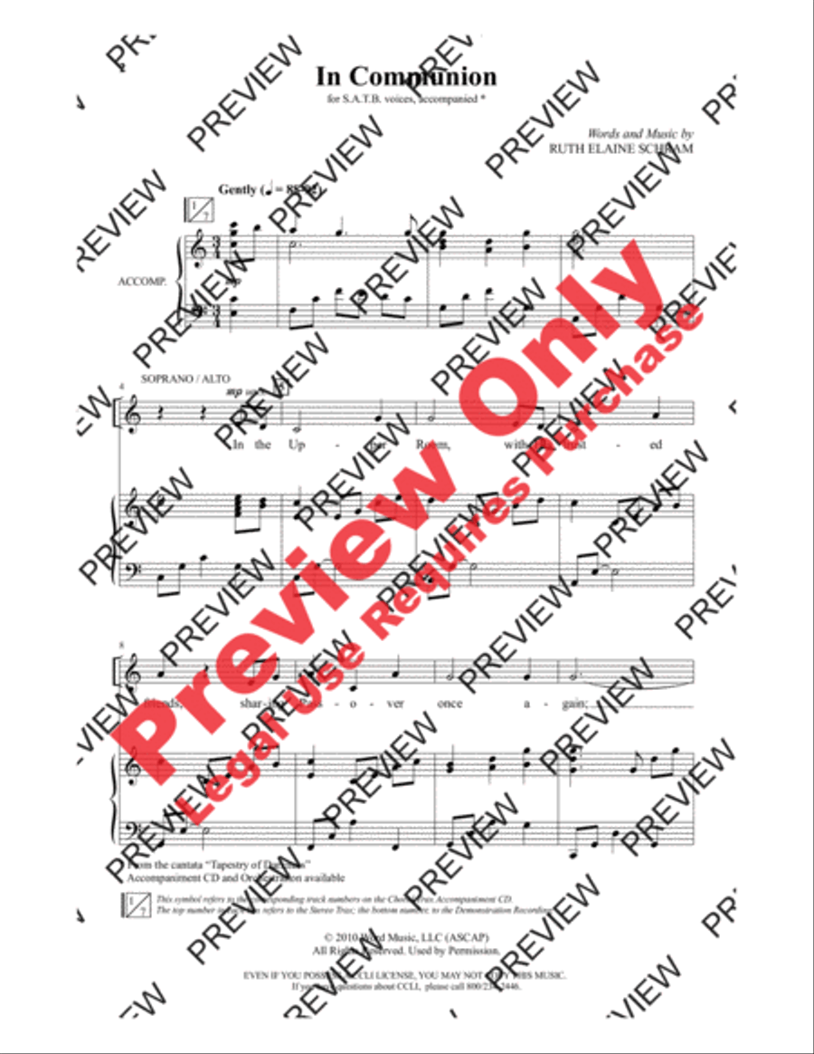 In Communion 4-Part scores gallery preview page 2