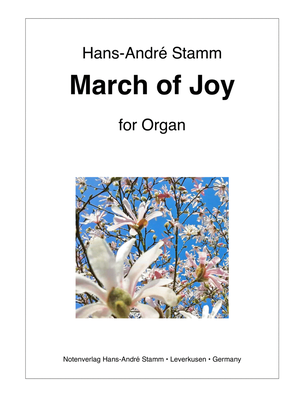 Book cover for March of Joy for organ