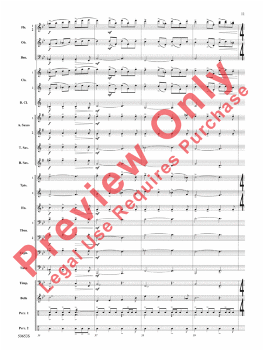 A Centennial Celebration A Centennial Celebration Concert Band scores gallery preview page 12