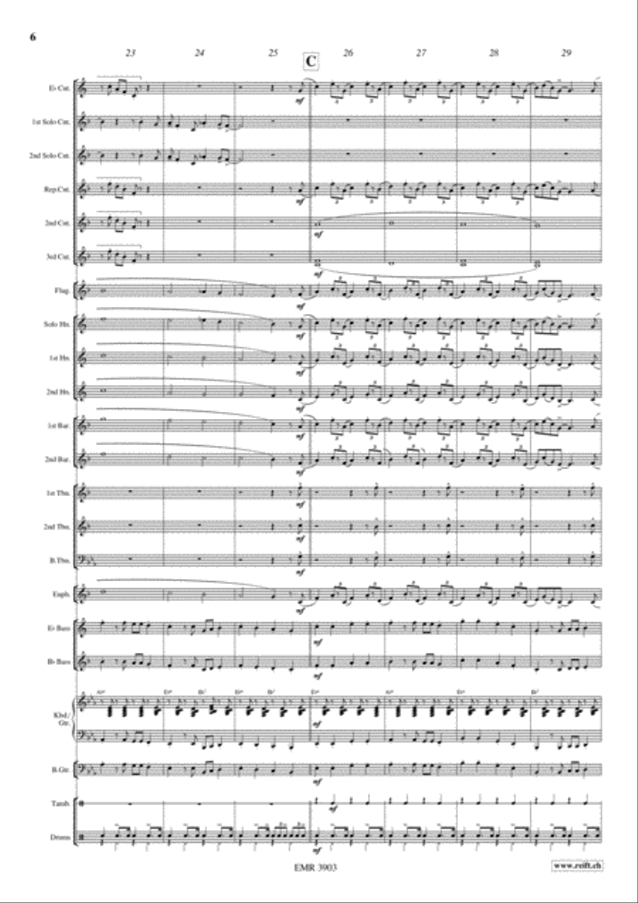 A Swinging Safari Brass Band scores gallery preview page 7