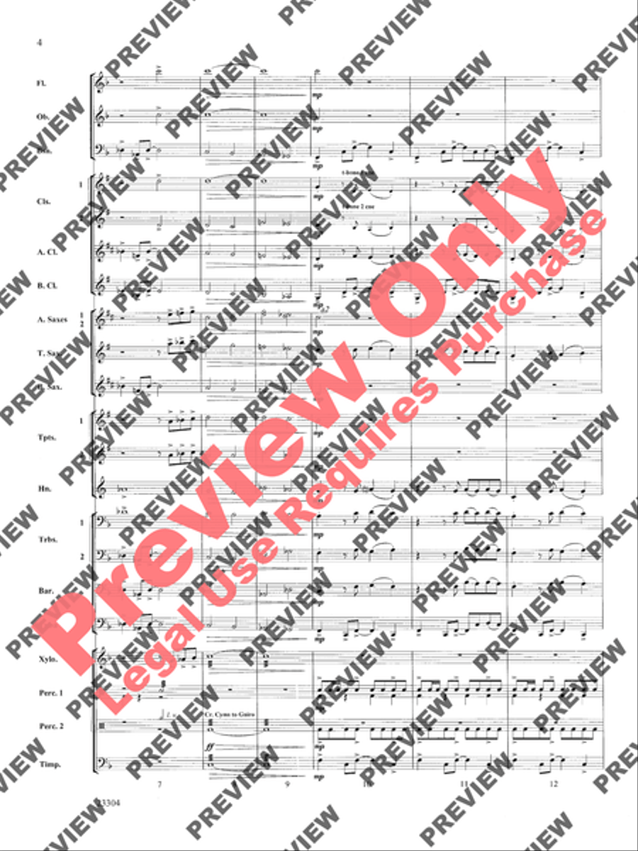 Ciudad de Festivales Concert Band scores gallery preview page 5