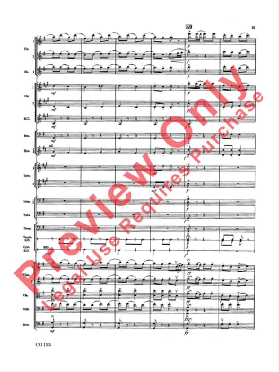 Nutcracker Set 2-march/trepak Full Orchestra scores gallery preview page 30