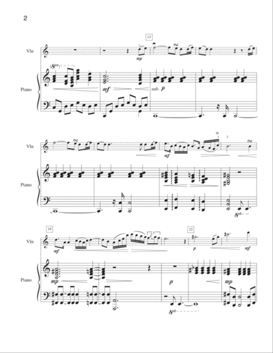 Rhapsody Violin Solo scores gallery preview page 3