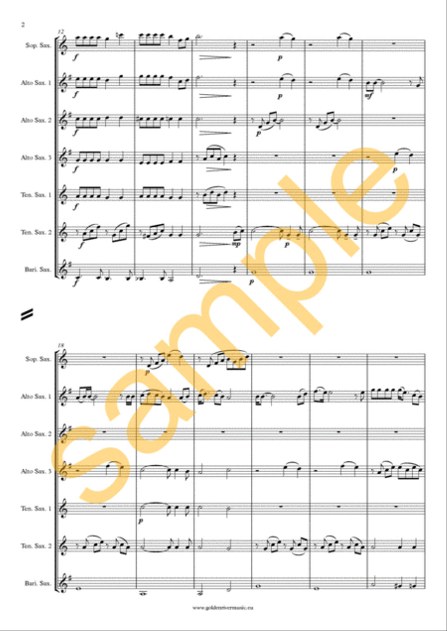 Bohemian Rhapsody - sax choir image number null