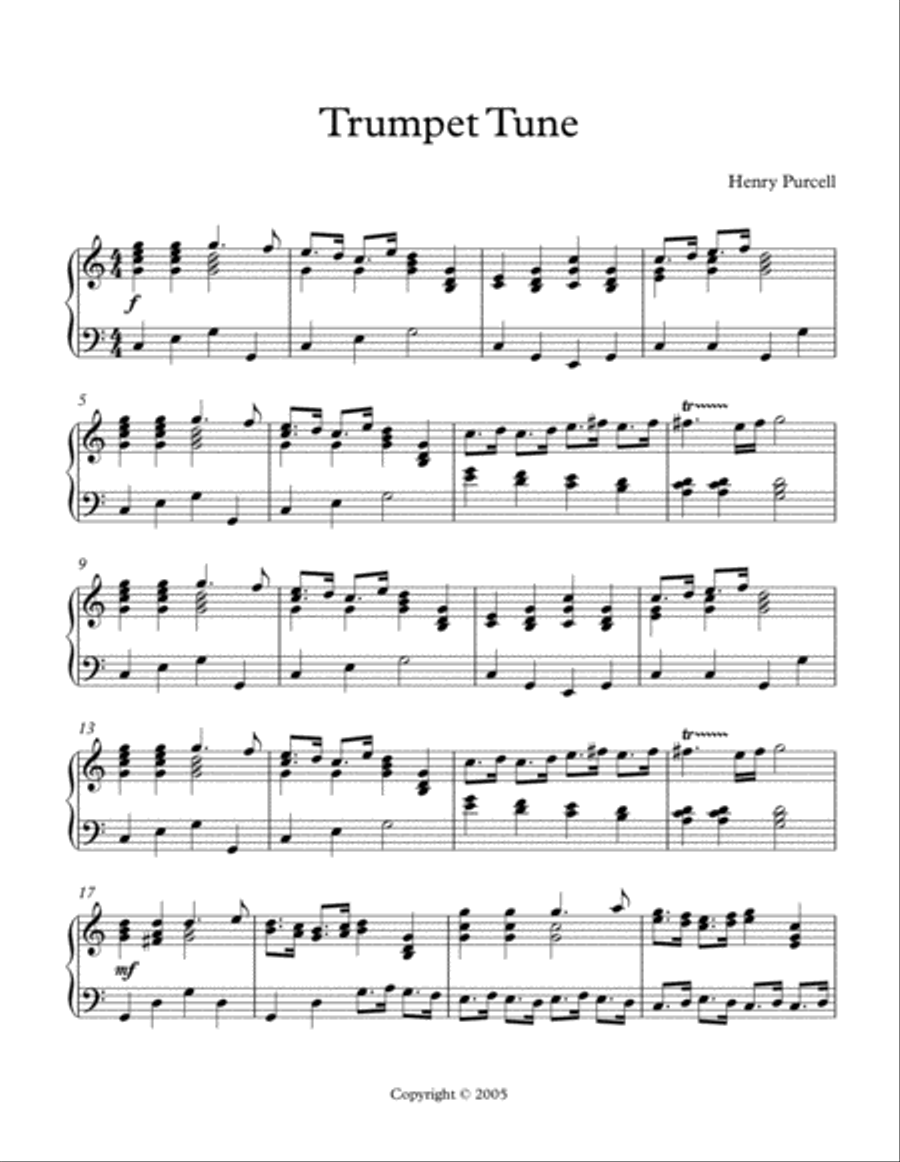 Trumpet Tune Small Ensemble scores gallery preview page 2