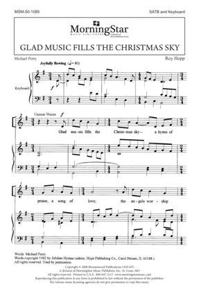 Glad Music Fills the Christmas Sky (Downloadable)