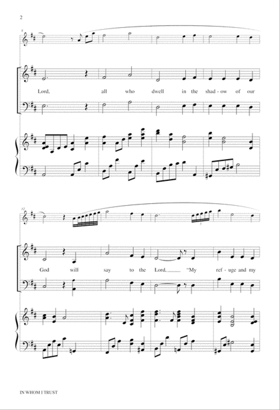 In Whom I Trust 4-Part scores gallery preview page 3