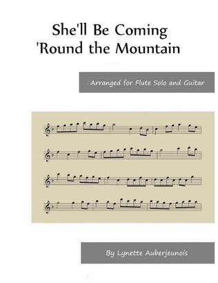 She’ll Be Coming ‘Round the Mountain - Flute Solo with Guitar Chords