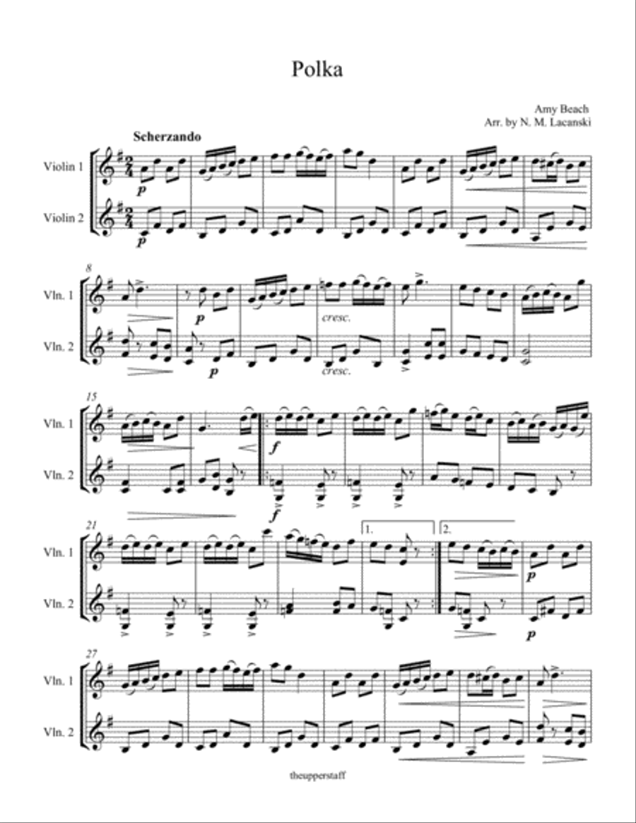 Polka String Duet scores gallery preview page 2