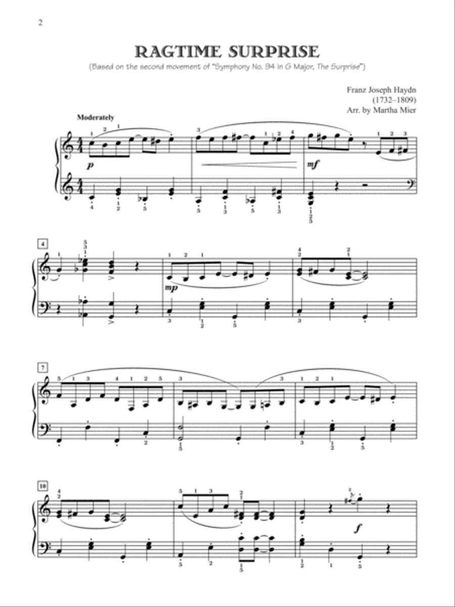 Classical Jazz Rags & Blues, Book 5 Piano Solo scores gallery preview page 3