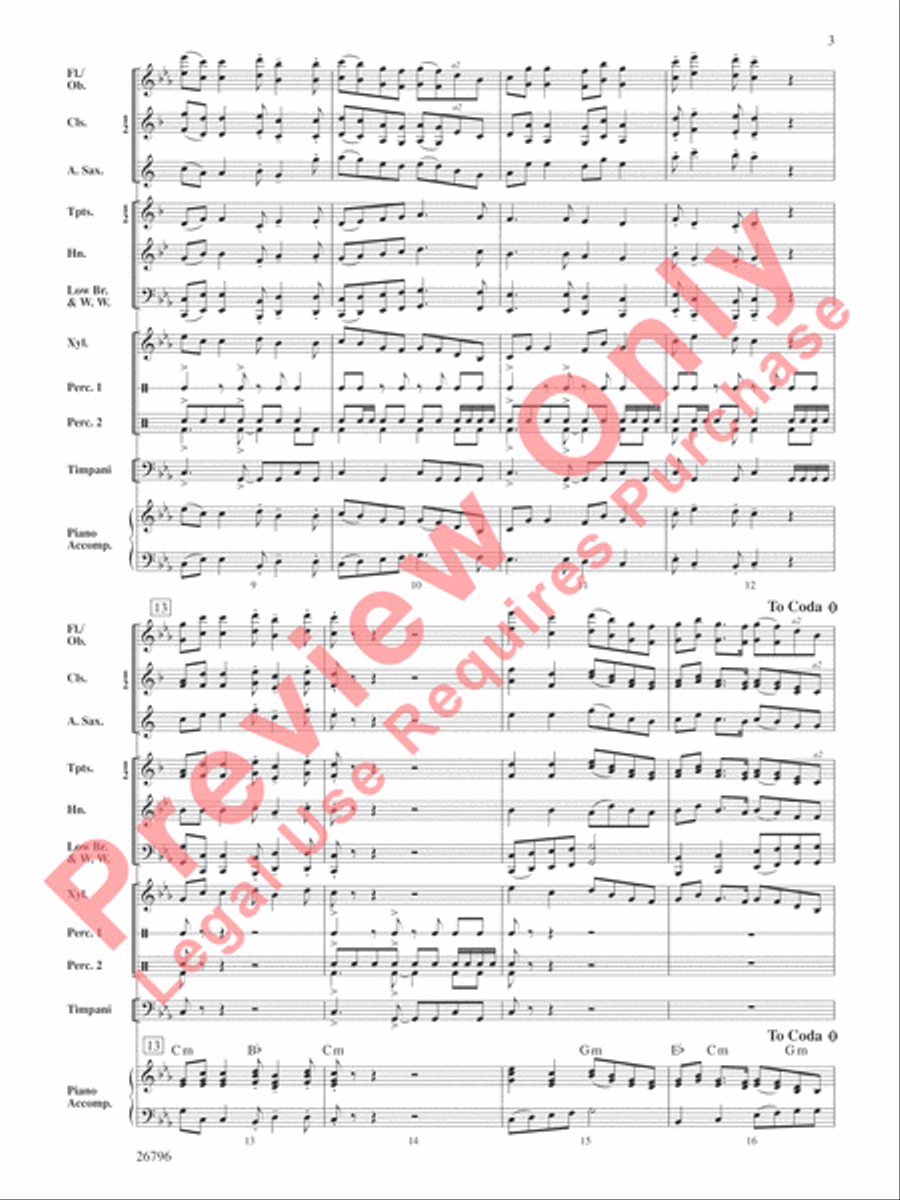 Temple of Sinawava Temple of Sinawava Concert Band scores gallery preview page 4