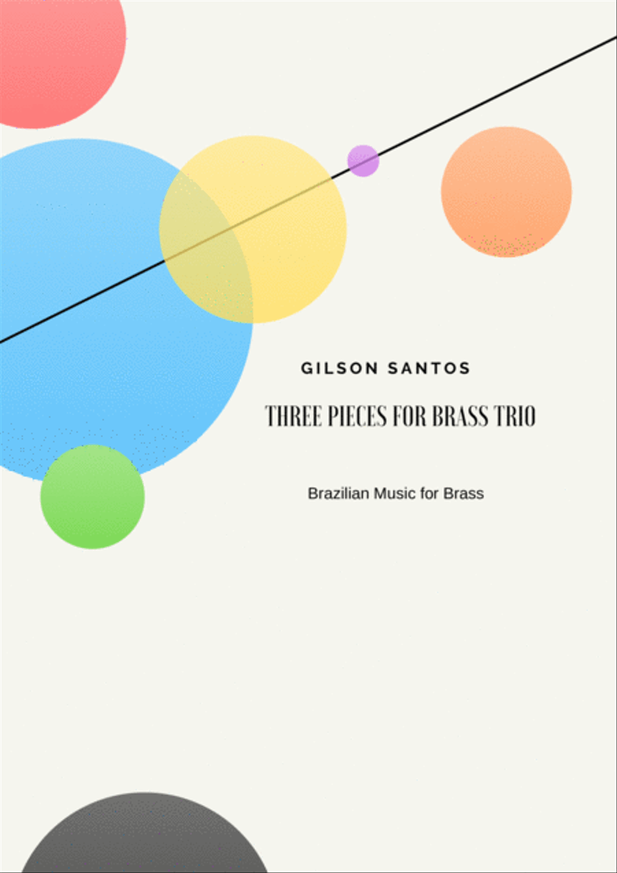 THREE PIECES FOR BRASS TRIO Brass Trio scores gallery preview page 1