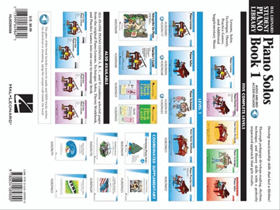 Piano Solos Book 1 – Book with Online Audio and MIDI Access Piano Method scores gallery preview page 6