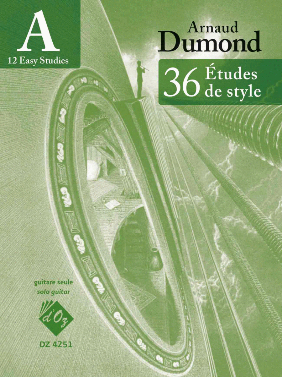 36 Études de style - Cahier A Classical Guitar scores gallery preview page 1