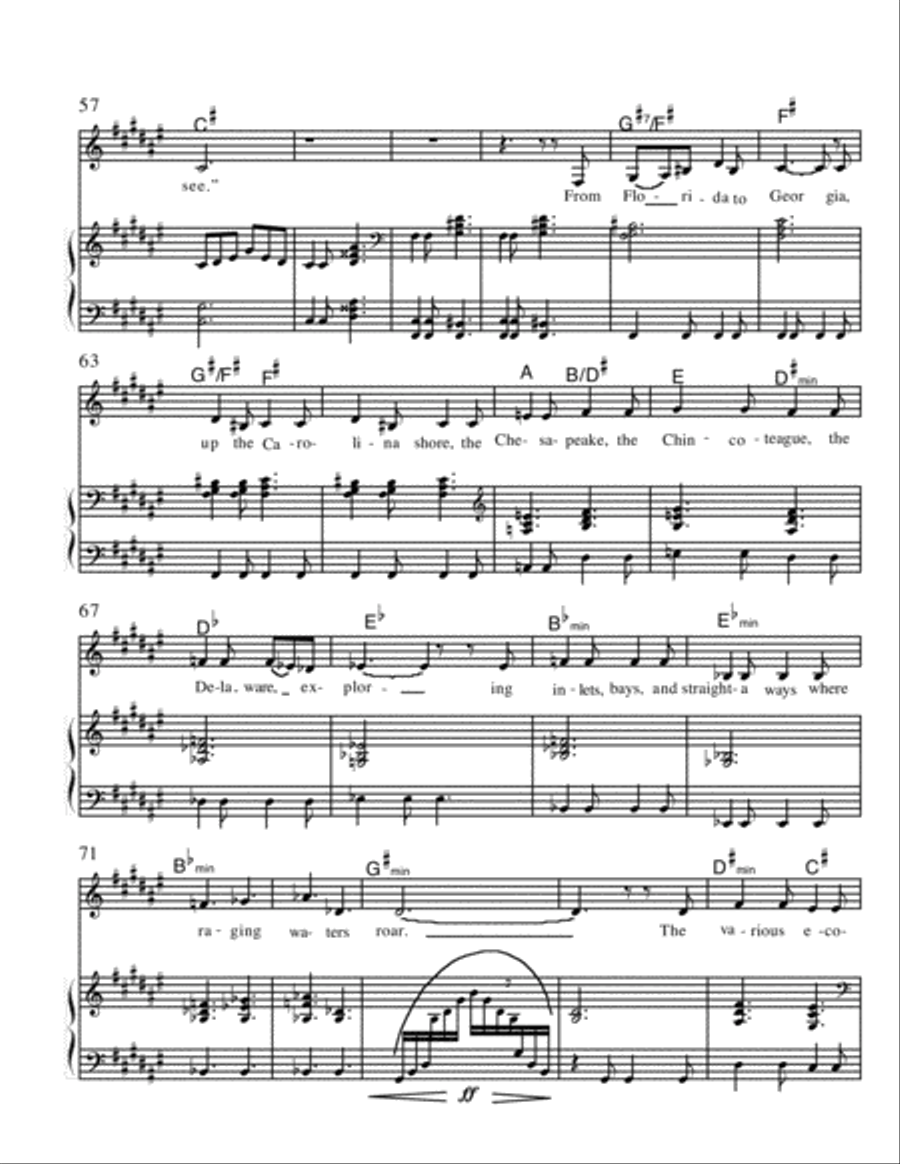 The Voyage of the Manatee Voice scores gallery preview page 4