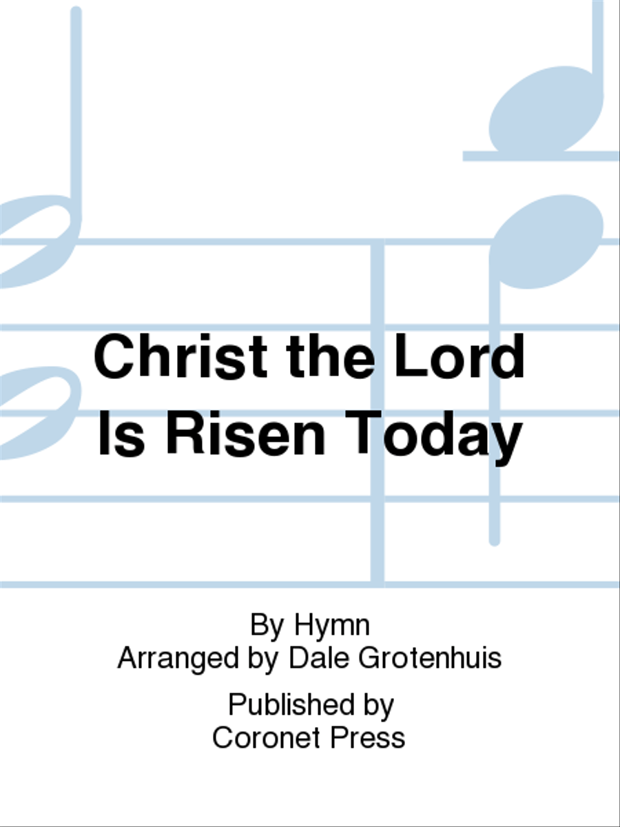 Christ The Lord Is Risen Today 4-Part scores gallery preview page 1