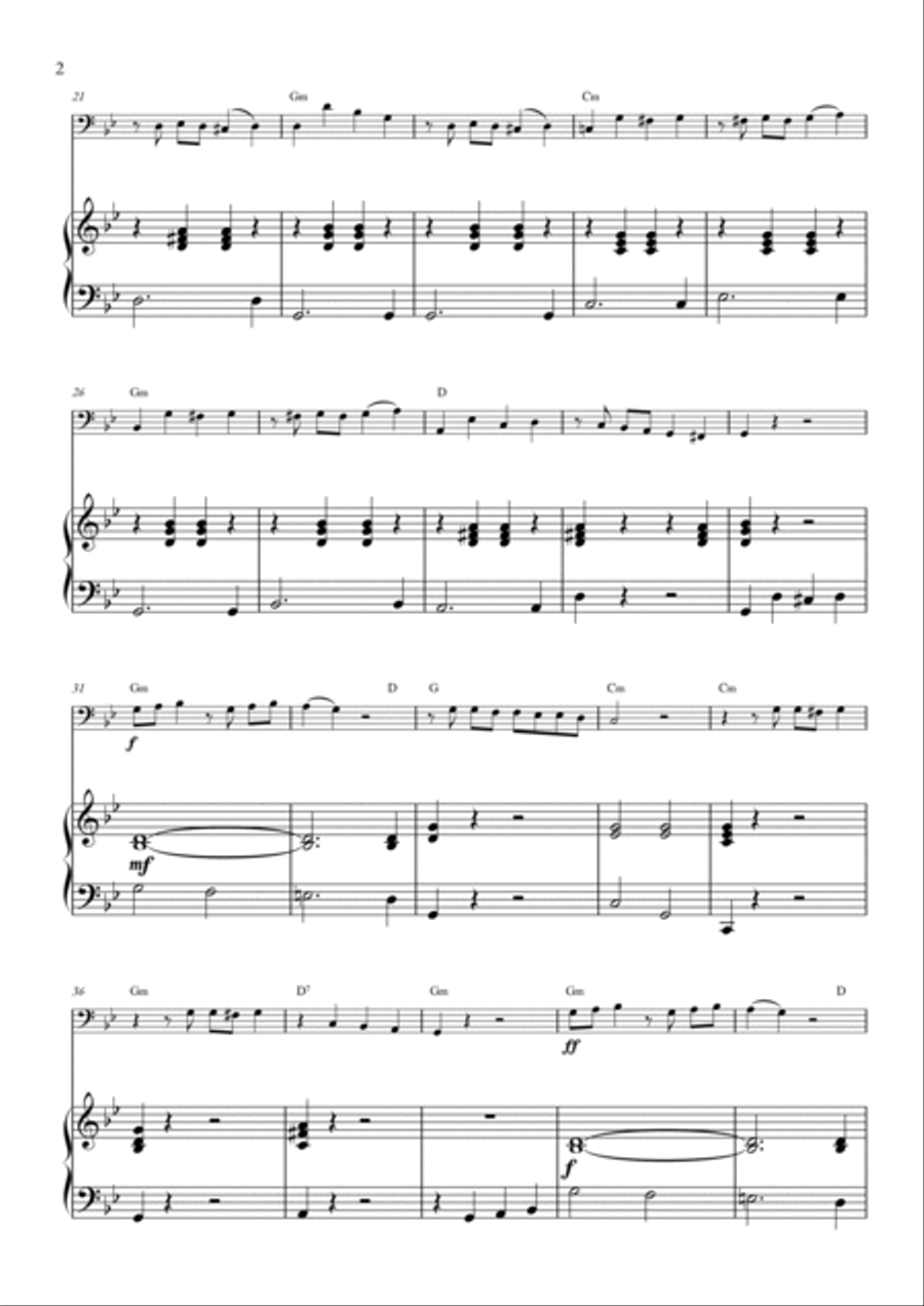 La Cumparsita Piano scores gallery preview page 2