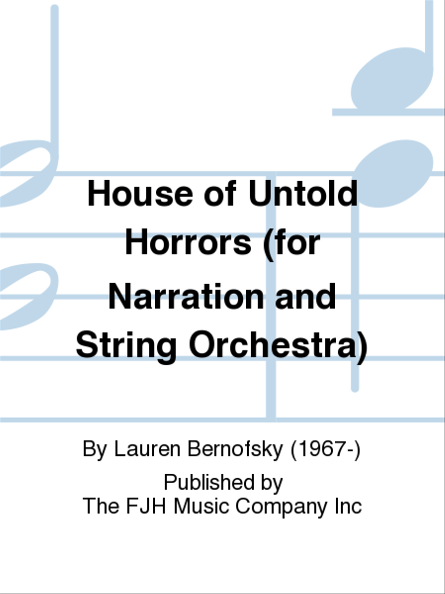 House of Untold Horrors String Orchestra scores gallery preview page 1