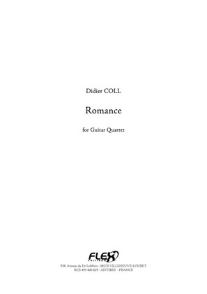Book cover for Romance for 4 Guitars