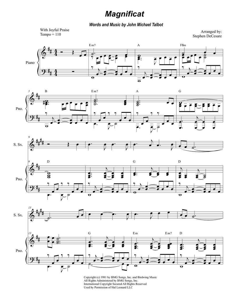 Magnificat Woodwind Duet scores gallery preview page 1