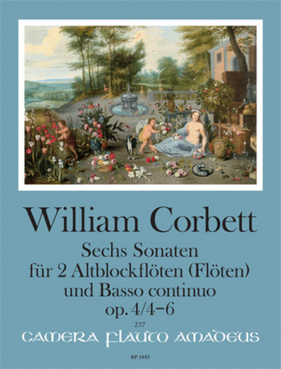 Book cover for Six Sonatas (4-6) op. 4/4-6 Vol. 2