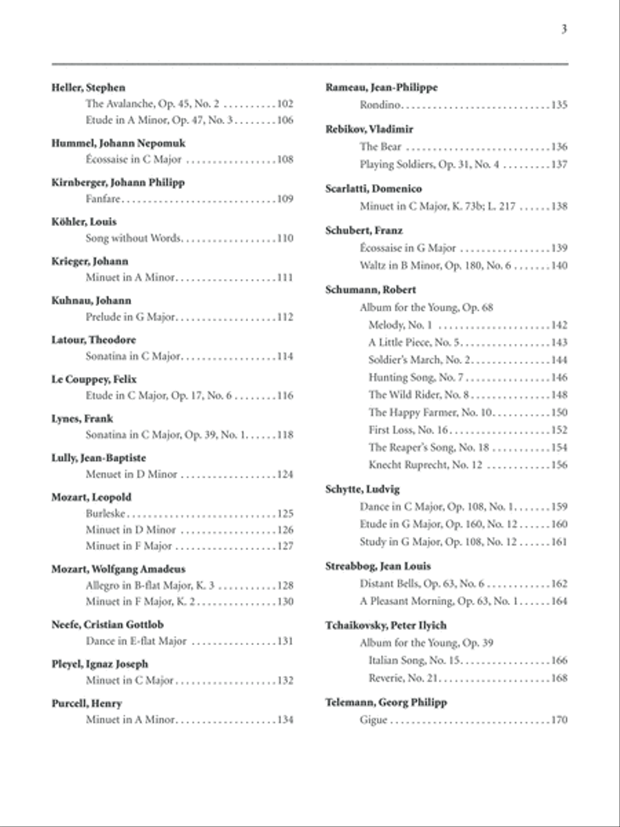 Piano Masterworks for Teaching and Performance, Volume 1 Easy Piano scores gallery preview page 3
