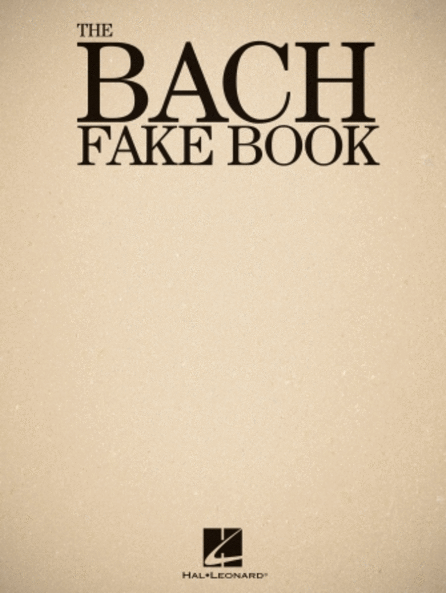 The Bach Fake Book Piano Solo scores gallery preview page 1