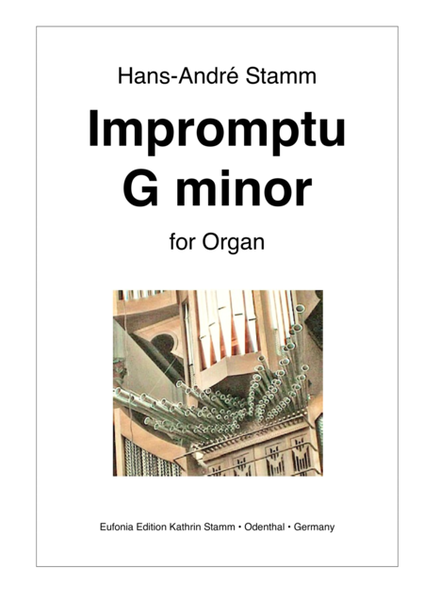 Impromptu in G minor for organ