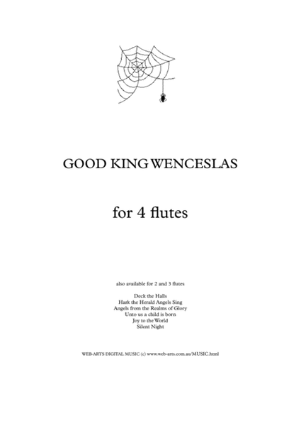 XMAS GOOD KING WENCESLAS for 4 Flutes image number null