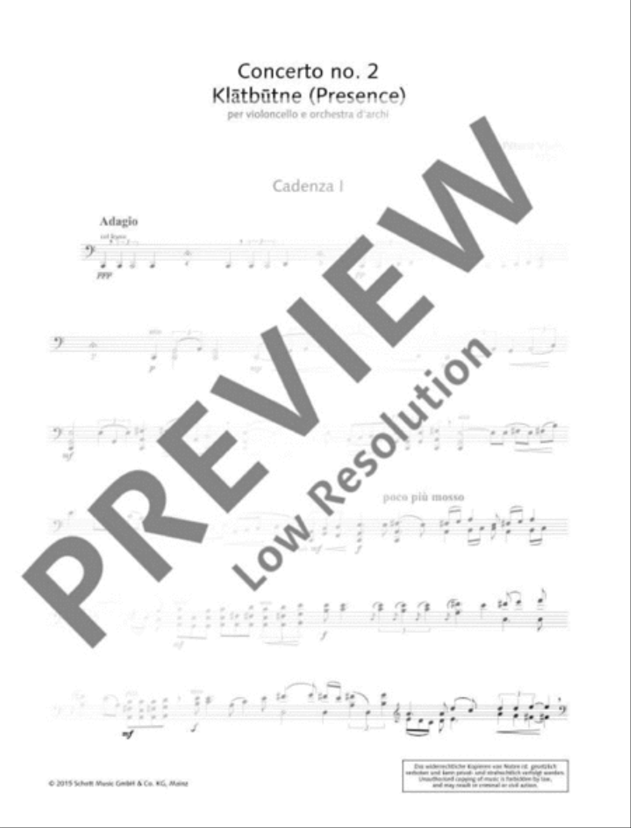 Concerto no. 2 Piano scores gallery preview page 5