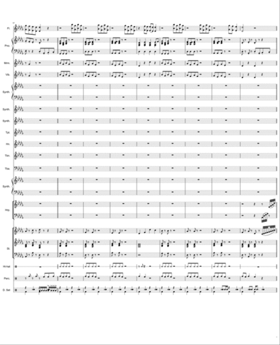 Wan Nee Feela Flute scores gallery preview page 3