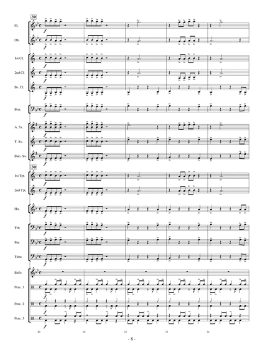 Sakura Concert Band scores gallery preview page 7