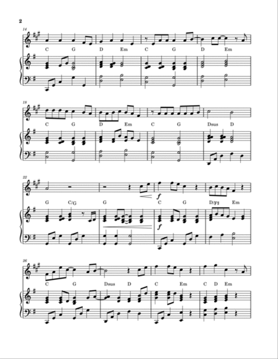 10,000 Reasons (bless The Lord) B-Flat Clarinet scores gallery preview page 2