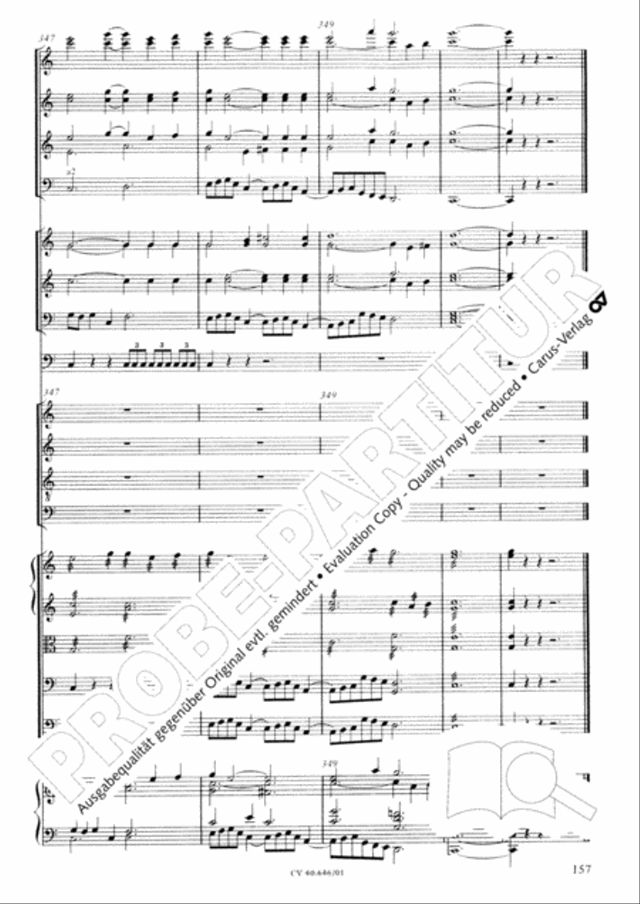 Mass in A Major (2 versions) STB scores gallery preview page 168