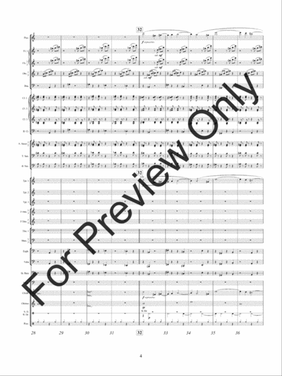 Shards Of Glass Concert Band scores gallery preview page 7