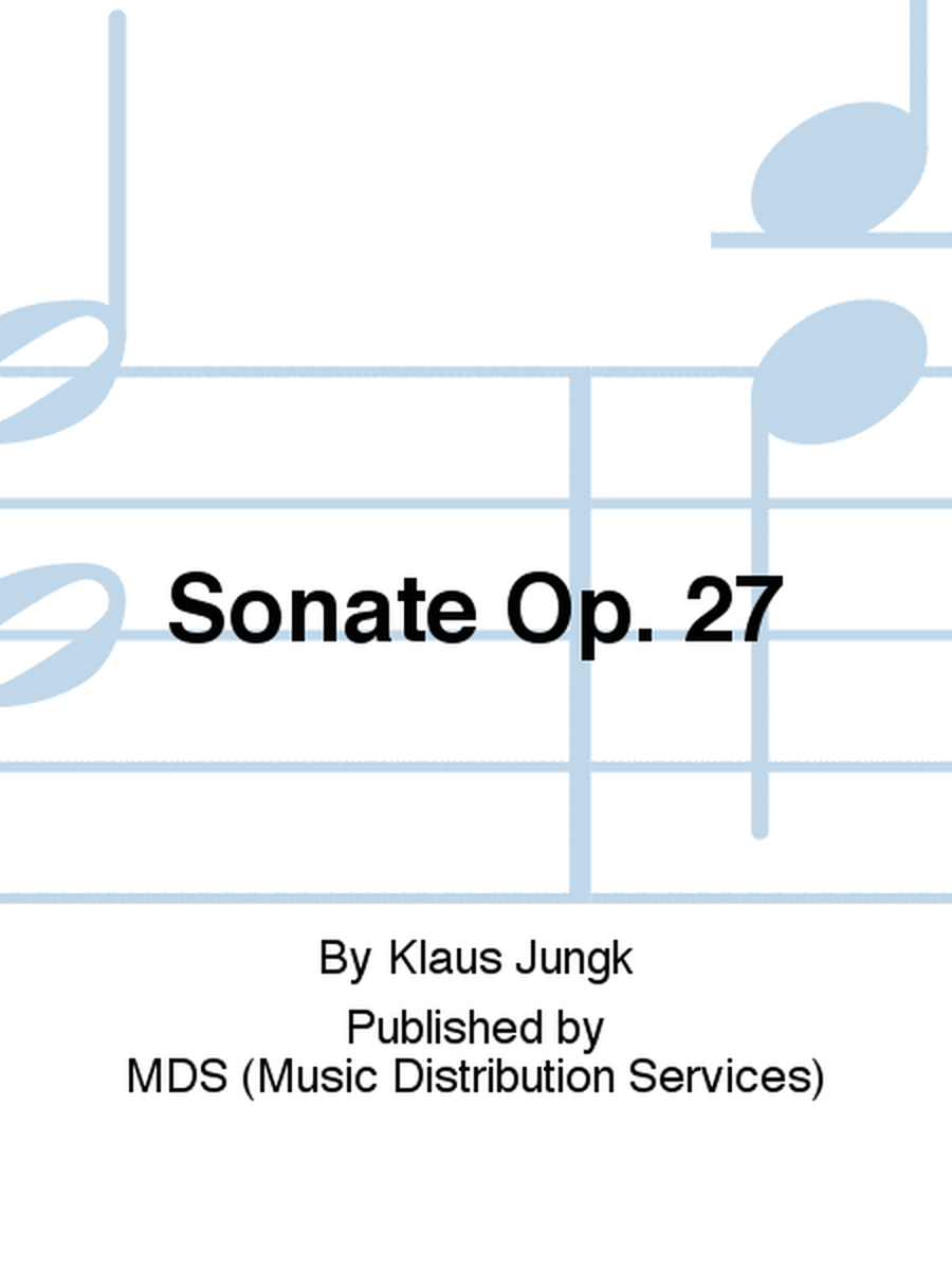 Sonate op. 27