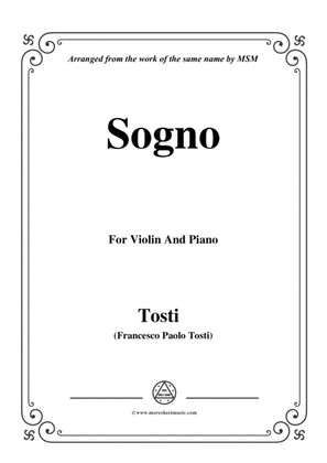 Tosti-Sogno, for Violin and Piano