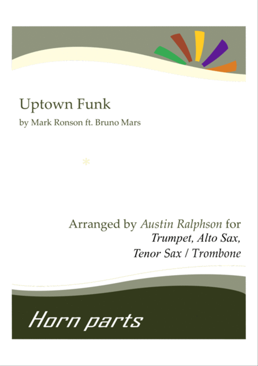 Uptown Funk Tenor Saxophone scores gallery preview page 1