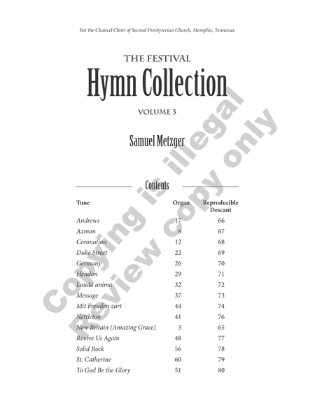 The Festival Hymn Collection, Volume 3 image number null