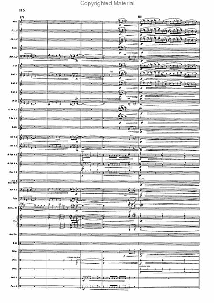 Concertango Concert Band scores gallery preview page 117
